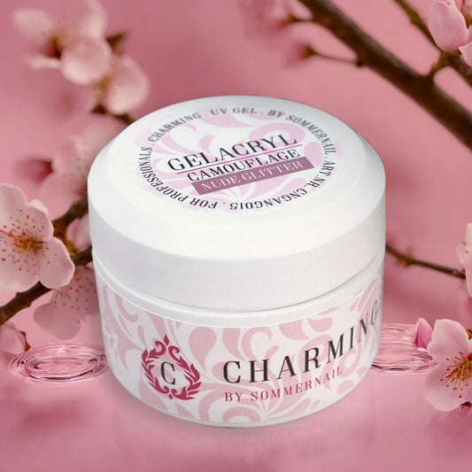 CHARMING - GELACRYL - Camouflagegel - Nude Glitter