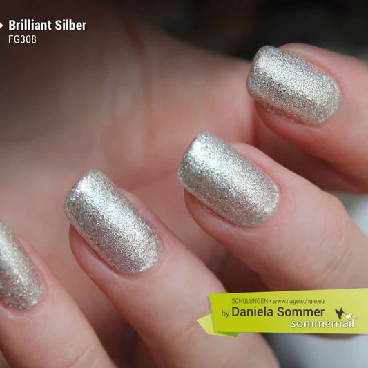 Farbgel - Brillant Silber