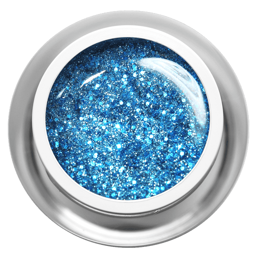 Farbgel - Glitzer Türkis