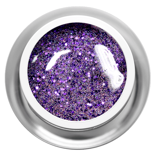Farbgel - Glitzer Lila