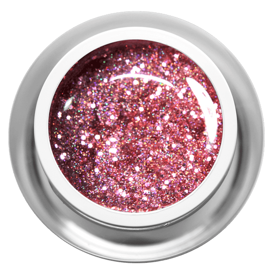 Farbgel - Glitzer Rose