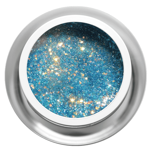 Farbgel - Glitzer Türkisblau