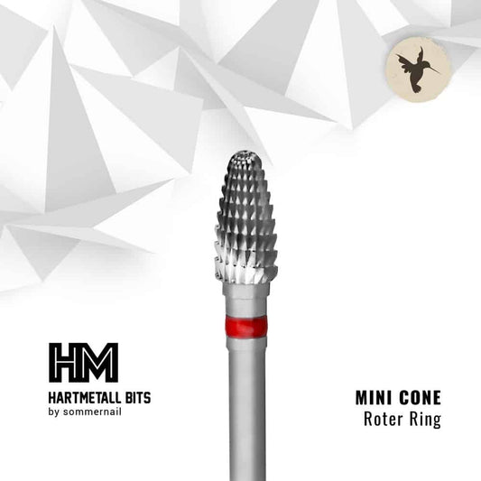 Hartmetall Fräser-Bit - Mini CONE Roter Ring