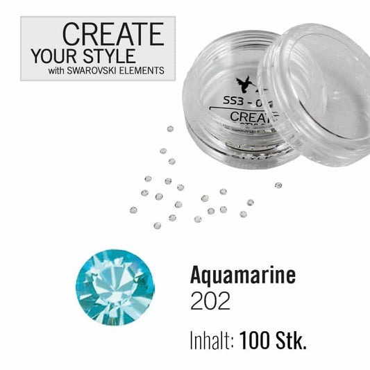 SWAROVSKI ELEMENTS SS3 - Aquamarine