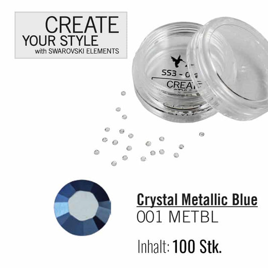 SWAROVSKI ELEMENTS SS3 - Crystal Metallic Blue