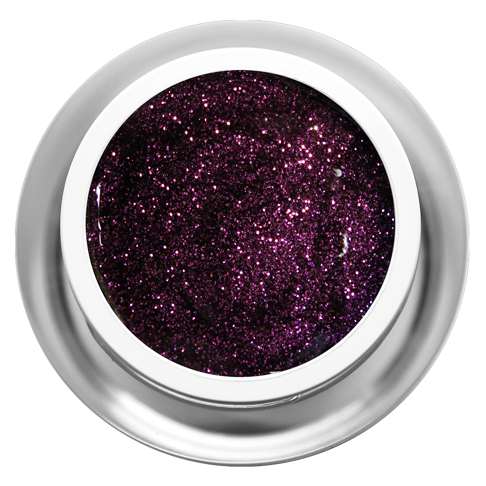 Farbgel - Glitter Lila Star