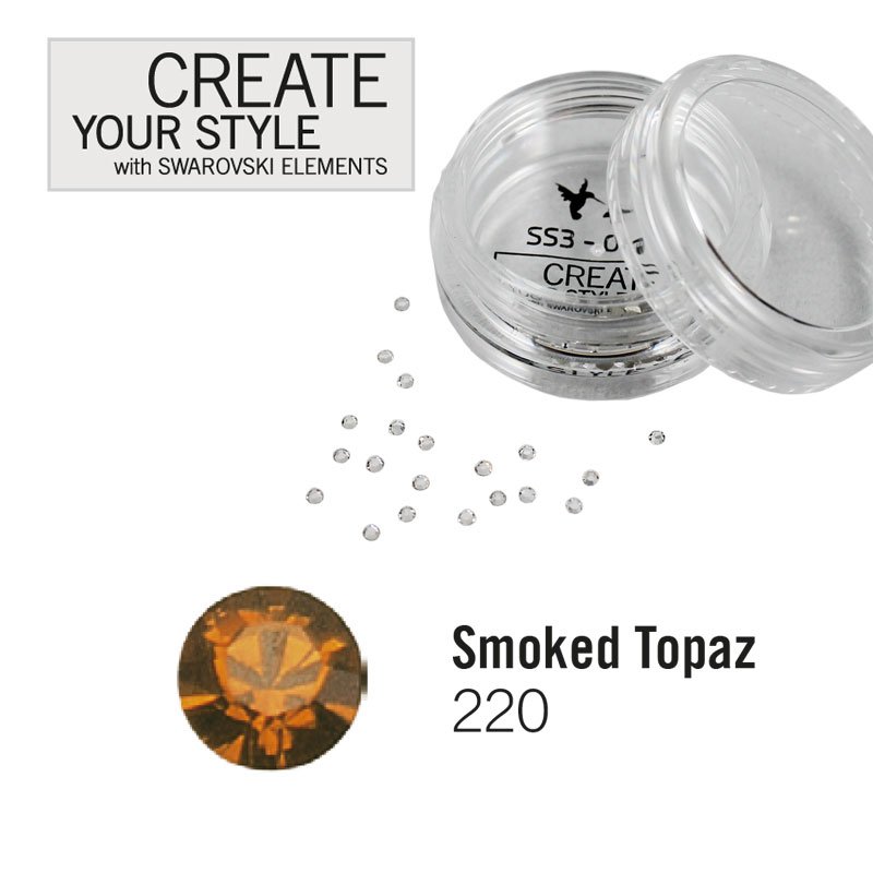 SWAROVSKI ELEMENTS SS3 - Smoked Topaz