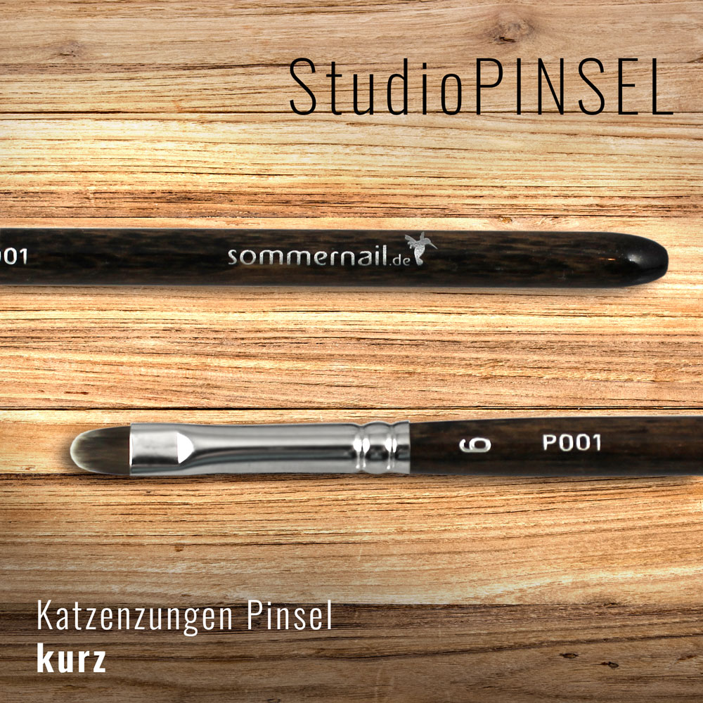 Katzenzungen Pinsel - kurz