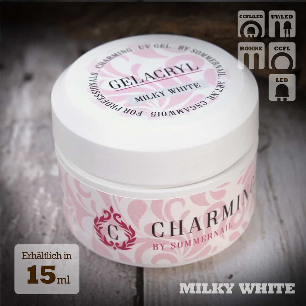 CHARMING GELACRYL - Milky White - 15ml