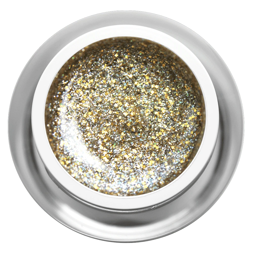 Farbgel - Glitzer Gold