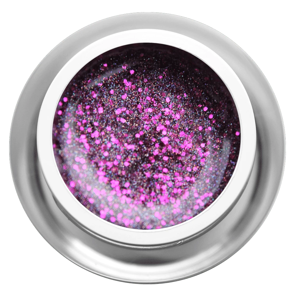 Farbgel - Glitzer Magenta