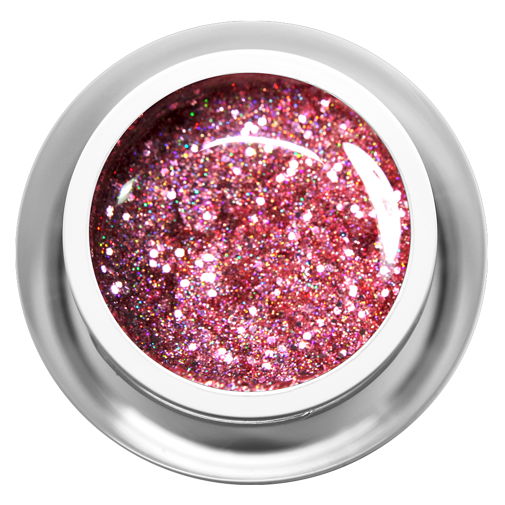 Farbgel - Glitzer Rose