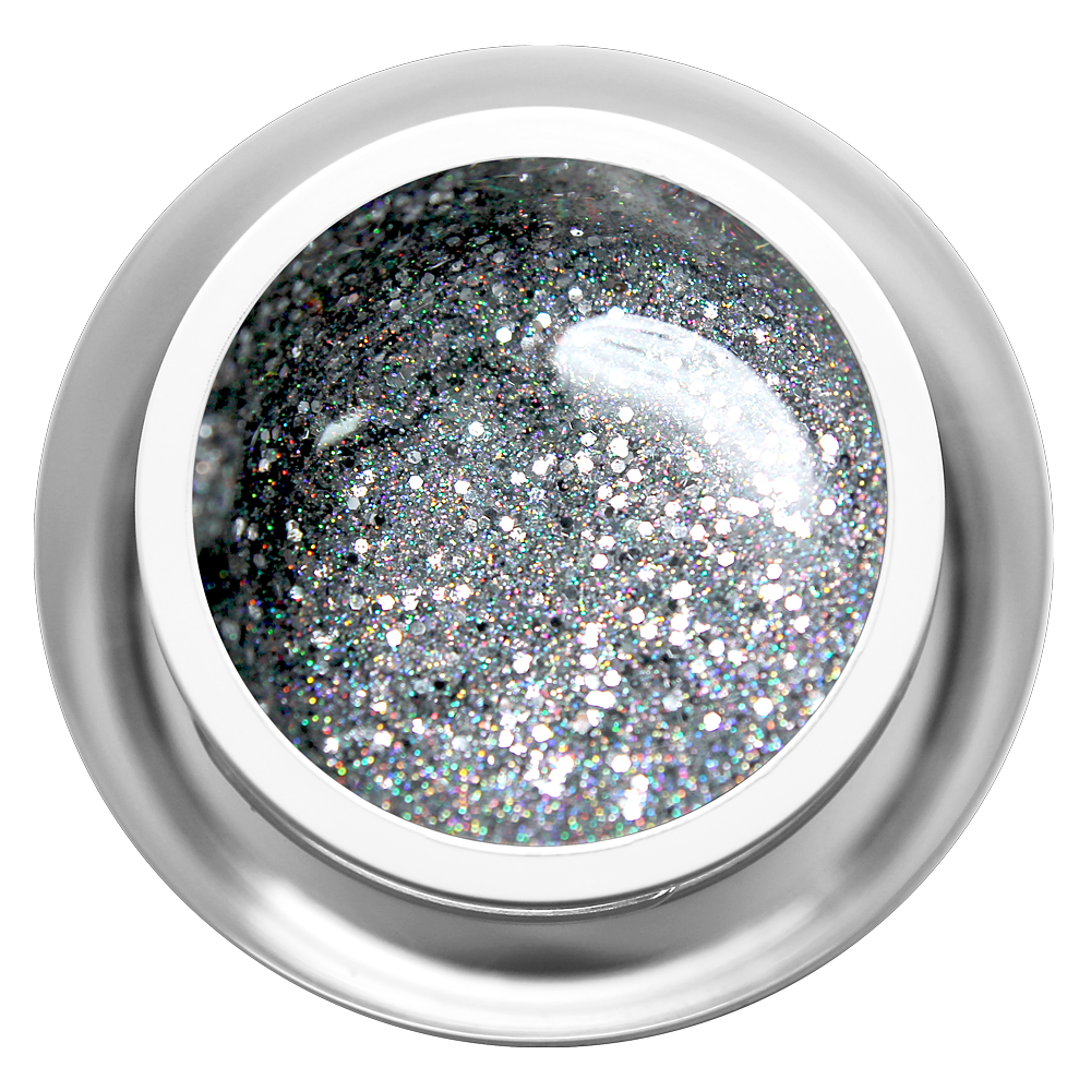 Farbgel - Glitzer Silber