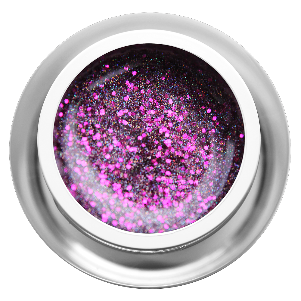 Farbgel - Glitzer Magenta