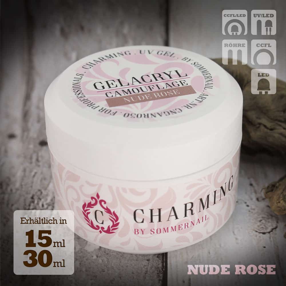 CHARMING GELACRYL - Camouflagegel - nude rose