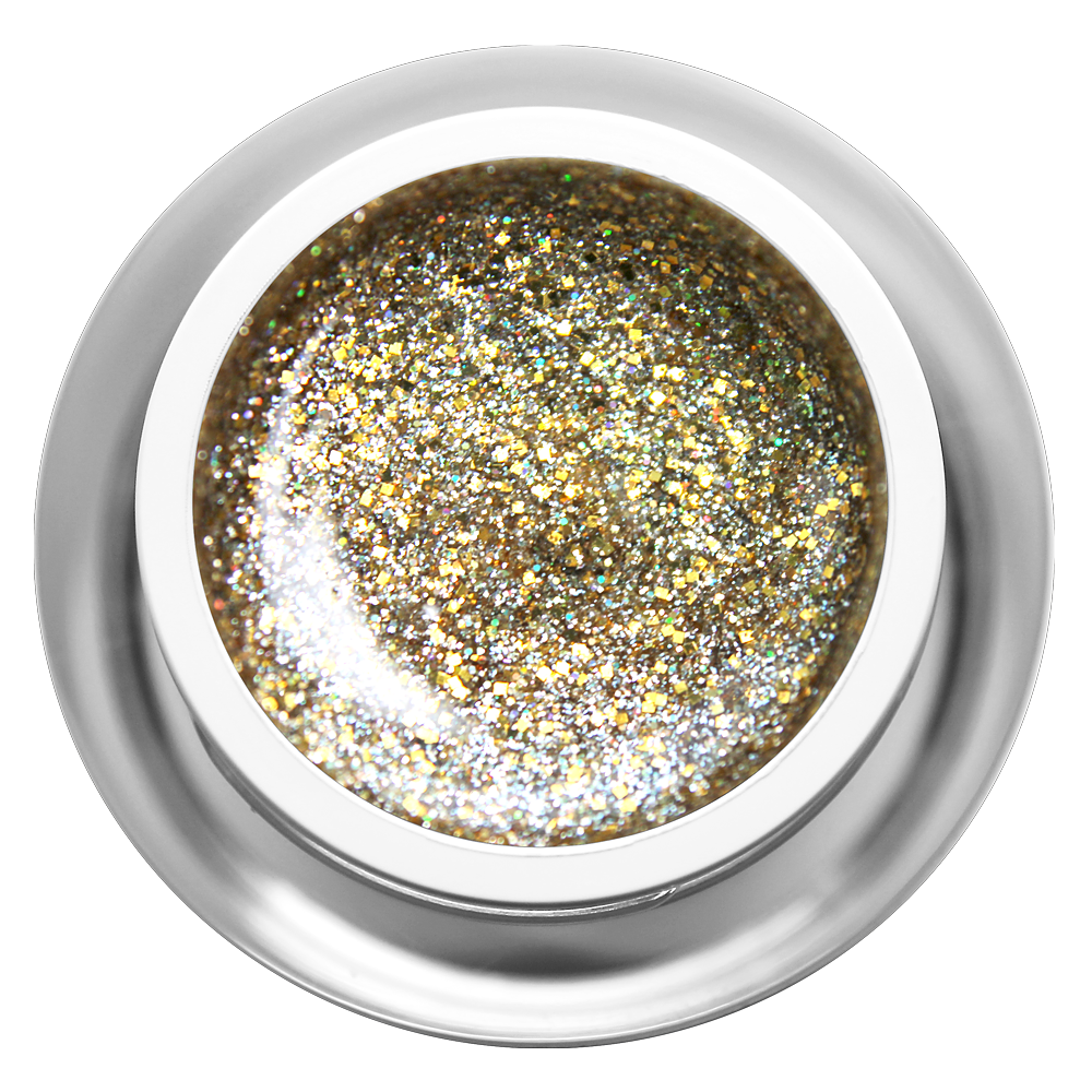 Farbgel - Glitzer Gold