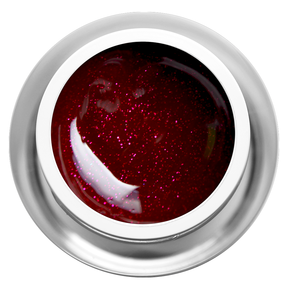 Farbgel - Glimmer Dark Red