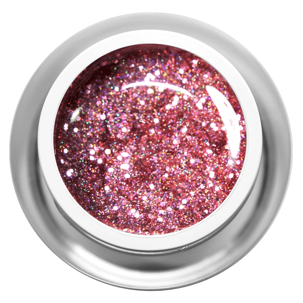 Farbgel - Glitzer Rose
