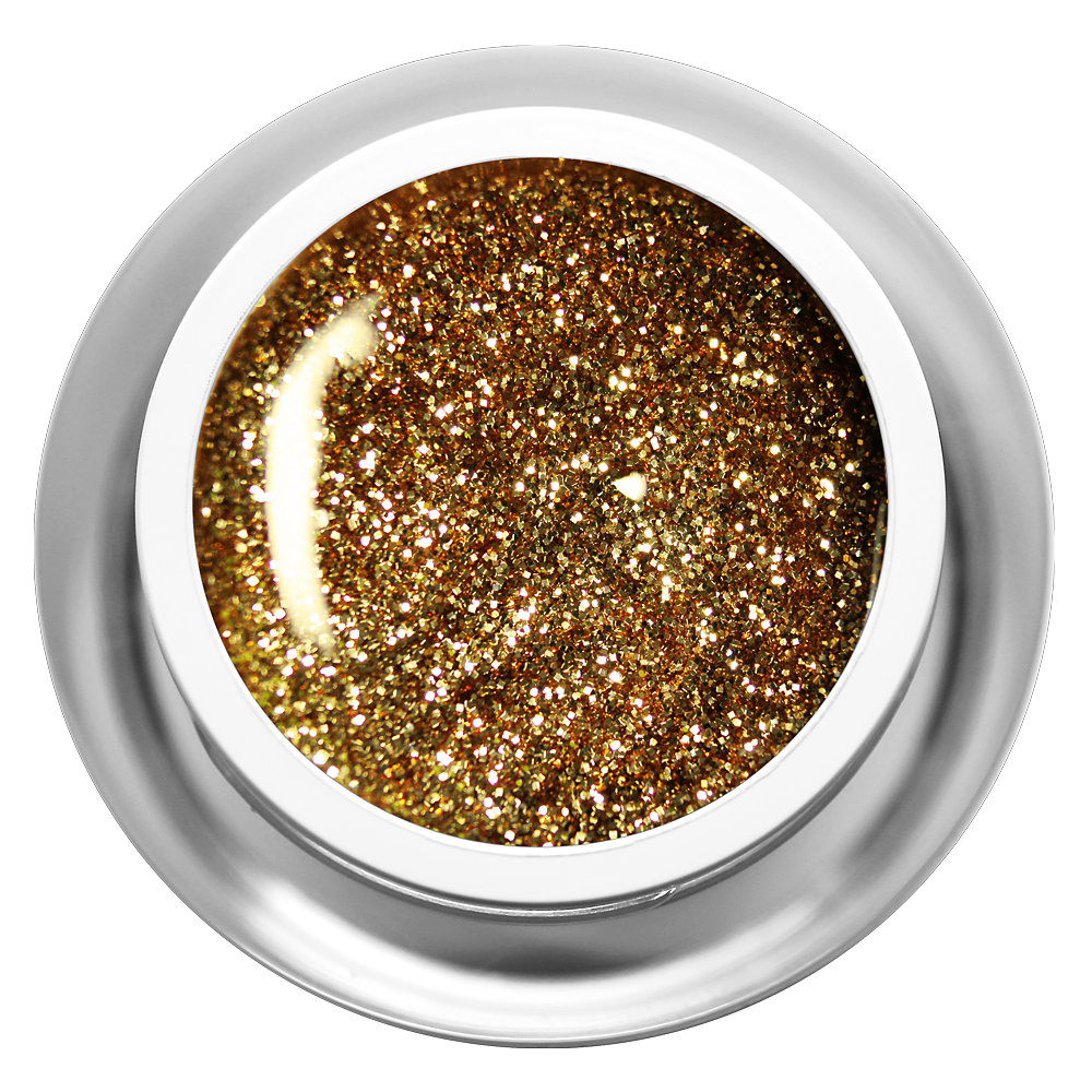 Farbgel - Glitter Golden Sand