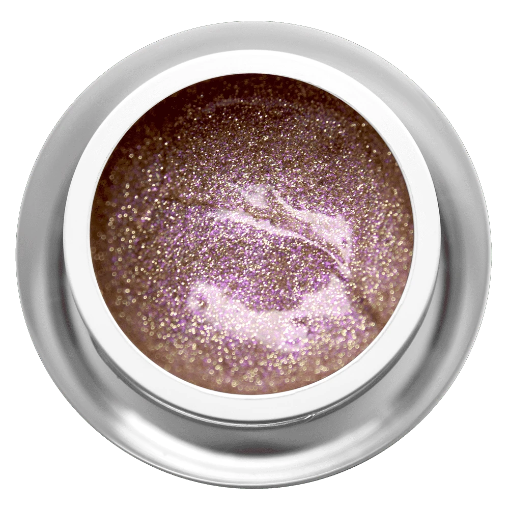 Farbgel - Glitter Gold Rose