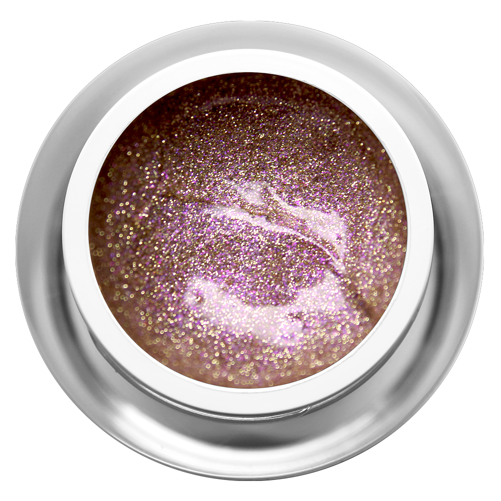 Farbgel - Glitter Gold Rose