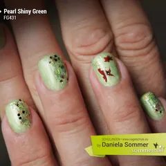 Farbgel Pearl Shiny Green