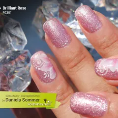 Farbgel Brilliant Rose