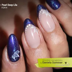 Farbgel Pearl Deep Lila