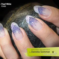 Farbgel Pearl White