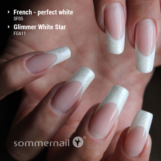 Farbgel - Glimmer White Star