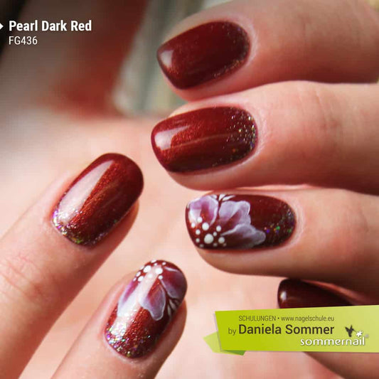 Farbgel - Pearl Dark Red