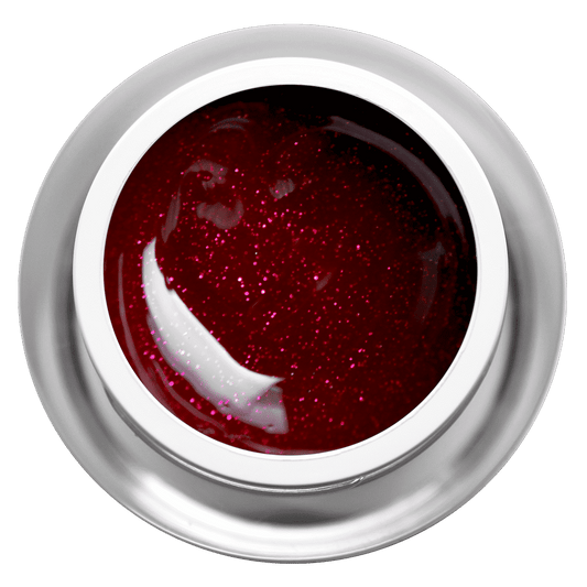Farbgel - Glimmer Dark Red