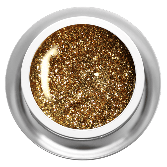 Farbgel - Glitter Golden Sand