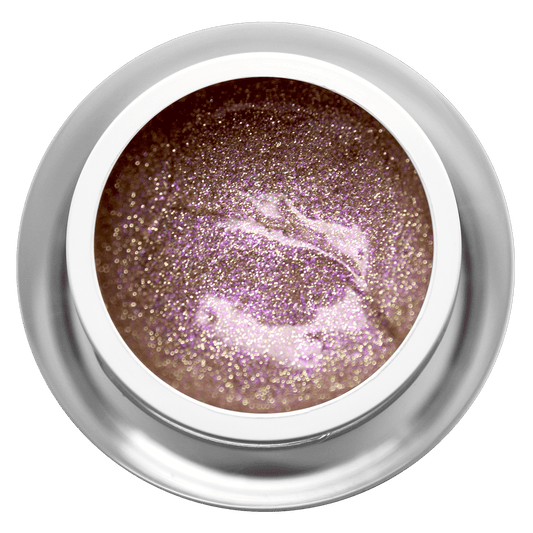 Farbgel - Glitter Gold Rose