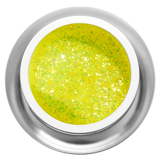 Farbgel - Glitzer Gelb