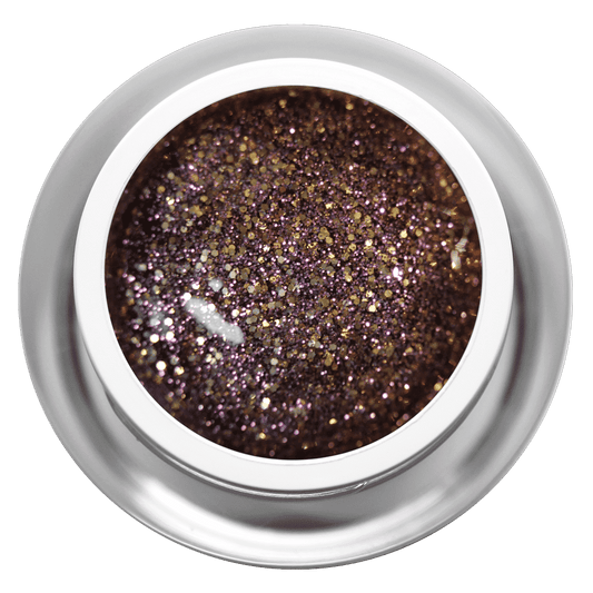 Farbgel - Glitzer Golden Amaretto
