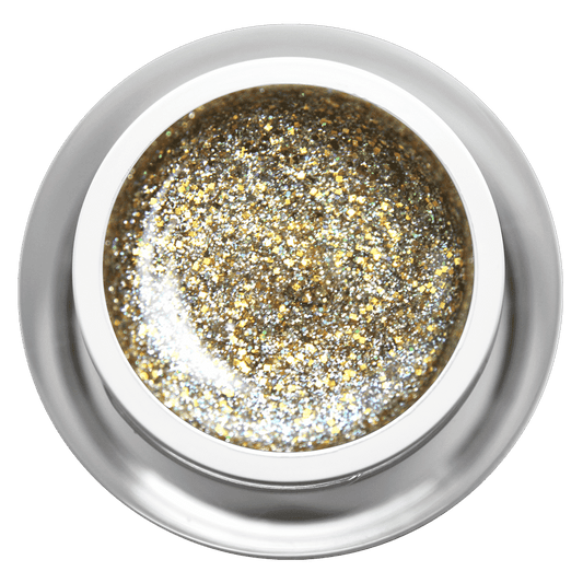 Farbgel - Glitzer Gold