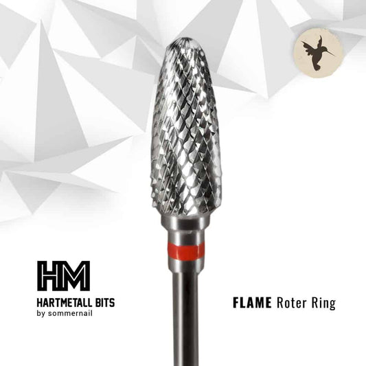 Hartmetall Fräser-Bit - FLAME Roter Ring