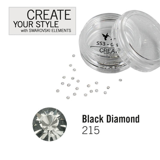SWAROVSKI ELEMENTS SS3 - Black Diamond