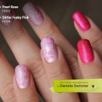 Farbgel Pearl Rose, Glitter Funky Pink