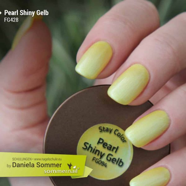 Farbgel Pearl Shiny Gelb