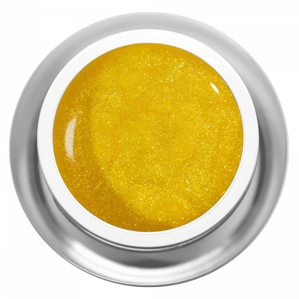 Farbgel Glimmer Gelb