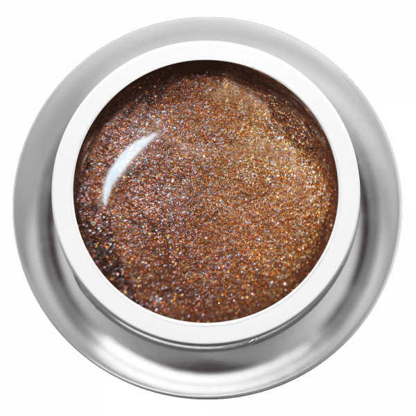 Farbgel Glimmer Brown