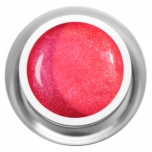 Farbgel Glimmer Pink Coral