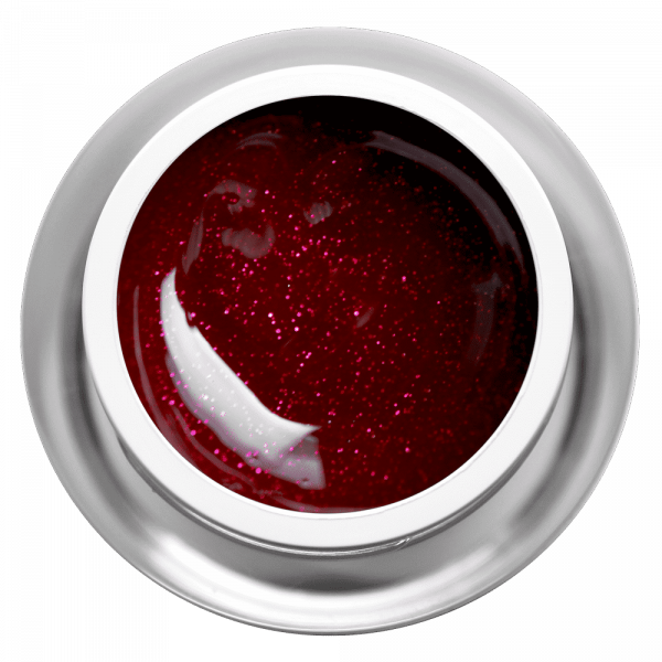 Farbgel Glimmer Dark Red