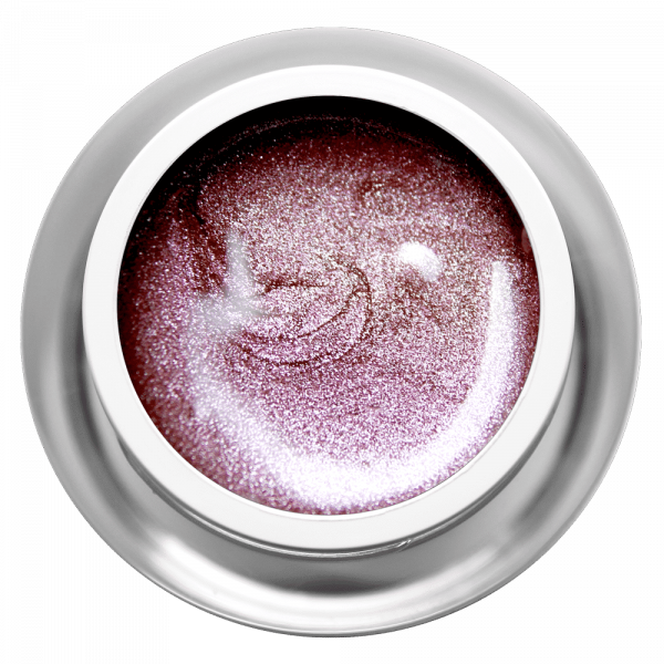Farbgel Glimmer Aubergine
