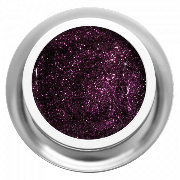Farbgel Glitter Lila Star