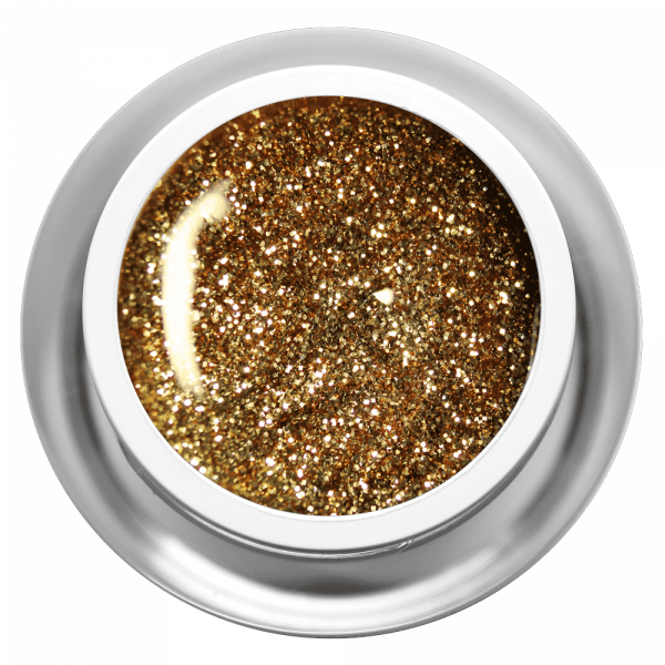 Farbgel Glitter Golden Sand