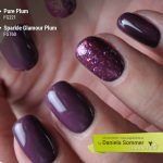 Farbgel Pure Plum, Farbgel Sparkle Glamour Plum