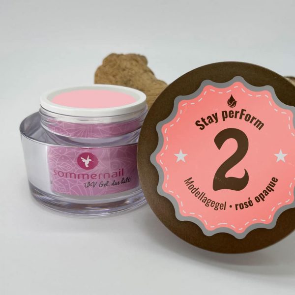 Stay perForm 2 - Modellagegel - Rosé/opaque – sommernail